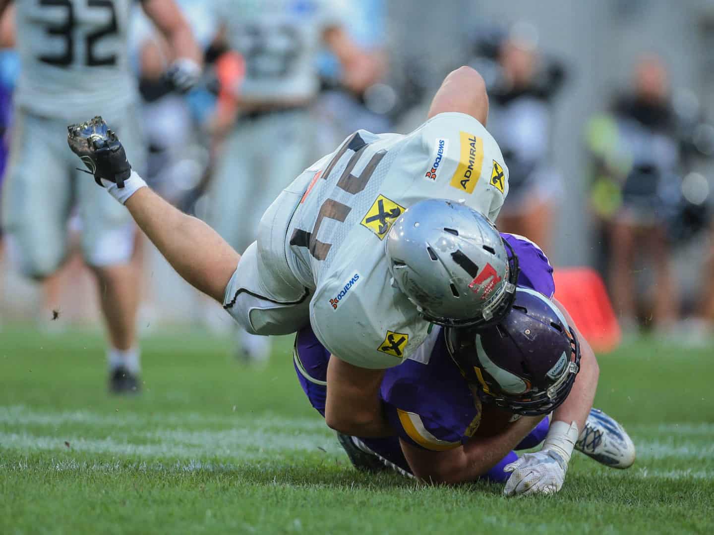 Dacia Vikings vs. Swarco Raiders Foto ©Herbert Kratky